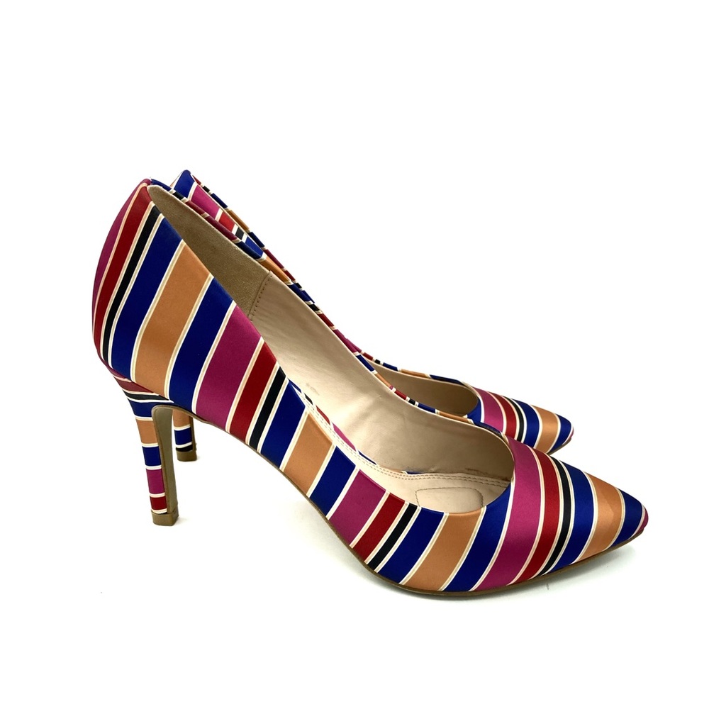 Kelly & Katie Astivia Striped High Heels Sz 7